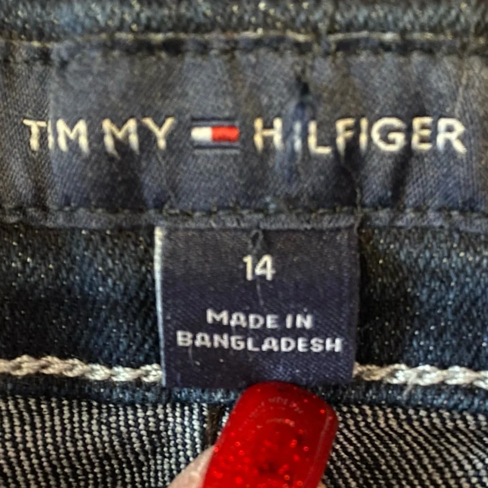 Tommy Hilfiger Boys Denim Shorts Boys Size 14 Blue Denim Adjustable Waist
